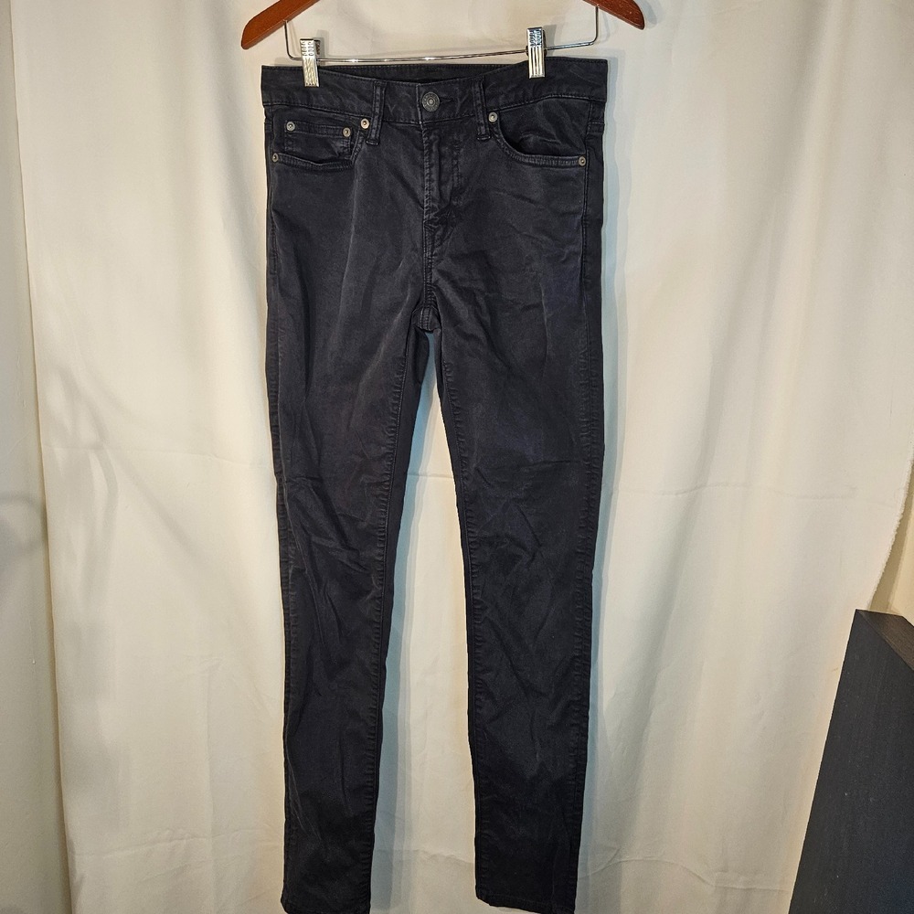 American Eagle Flex Corduroy Pants‎ Slim Fit Everyday Casual Black